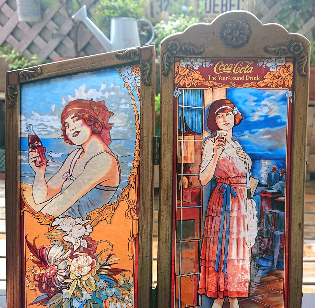 コカコーラ ステンドグラス Four Seasons1923年 グラスマスターズ