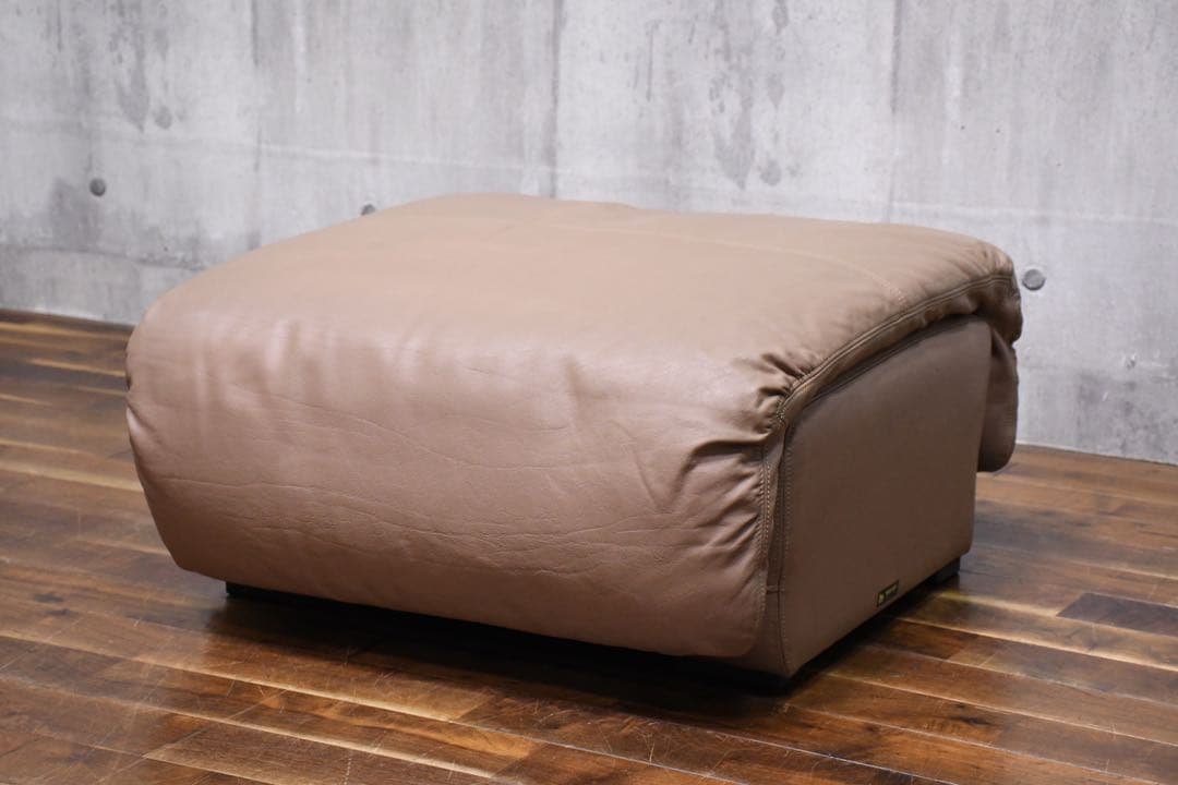 DLK150 maruni マルニ木工 レザー/本革張り オットマン スツール