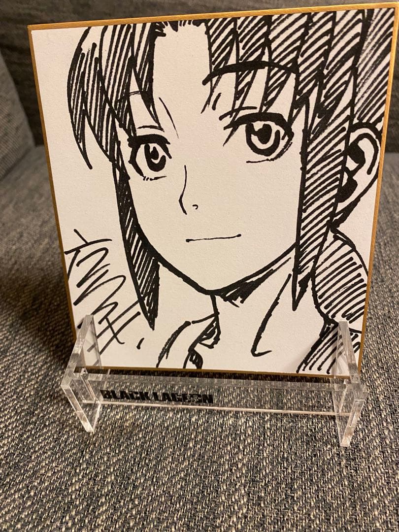 ブラックラグーン色紙