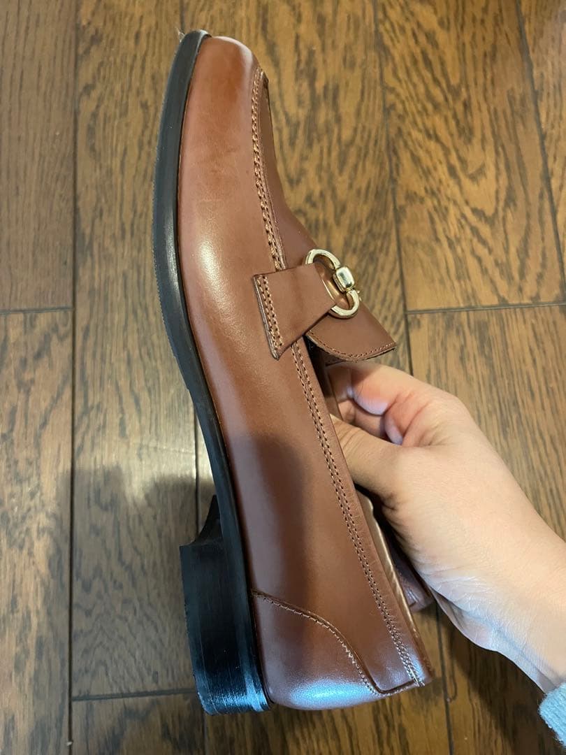 Luca Grossi ブラウンローファー