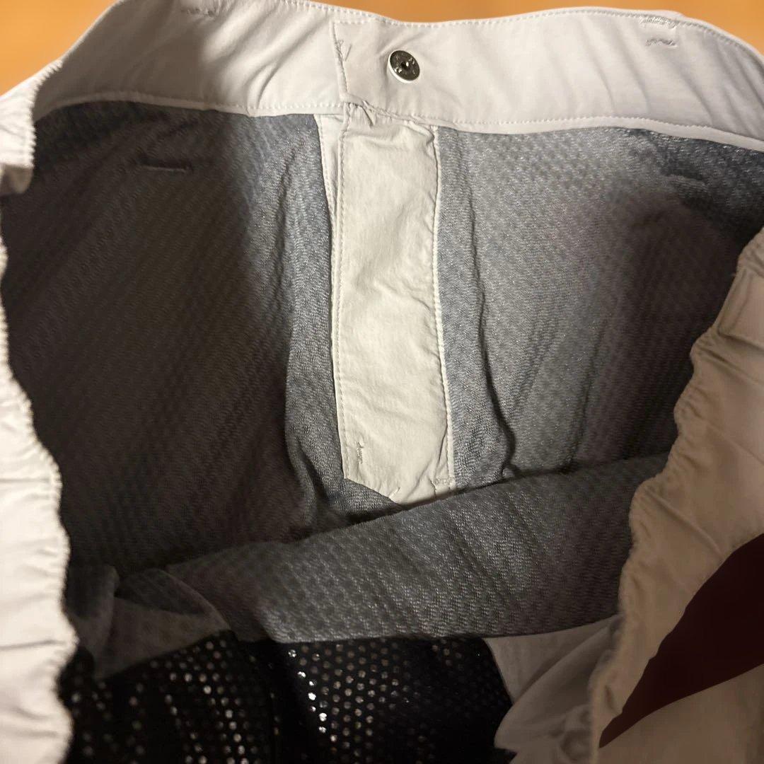 オークリー ゴルフパンツ ホワイト/バーガンディ