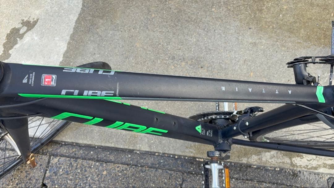 ［ジャンク］cube attain バーハンドル化＋105換装　引き取り限定