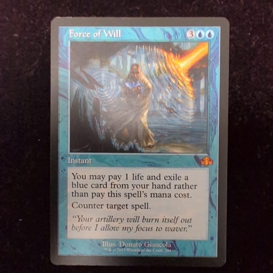 r*o様 MTG　意志の力　Force of Will　英語版　4枚セット