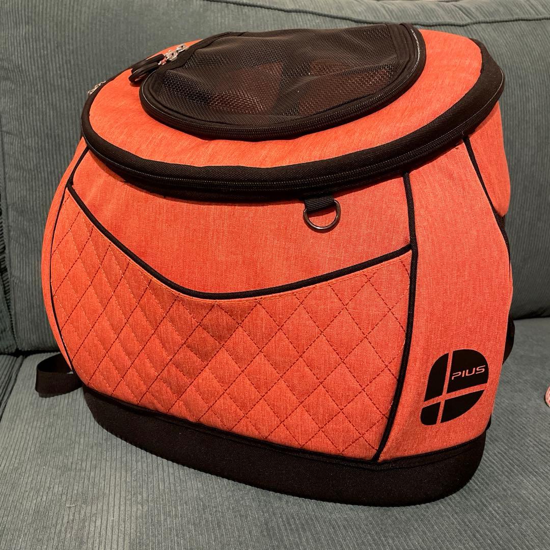 限界値下げ中！！DAISUKI ペットリュック Mサイズ　オレンジ　犬　猫