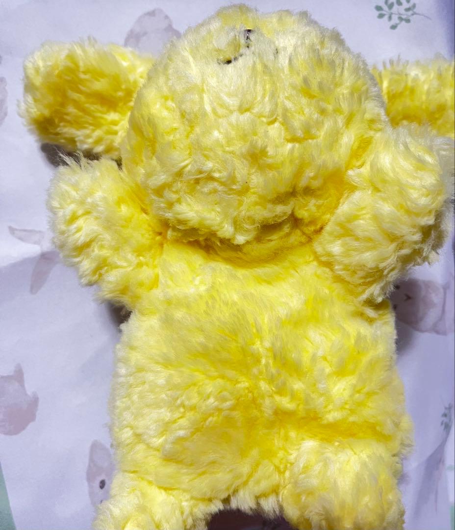 ポムポムプリン　初期ぬいぐるみ　寝そべり　小