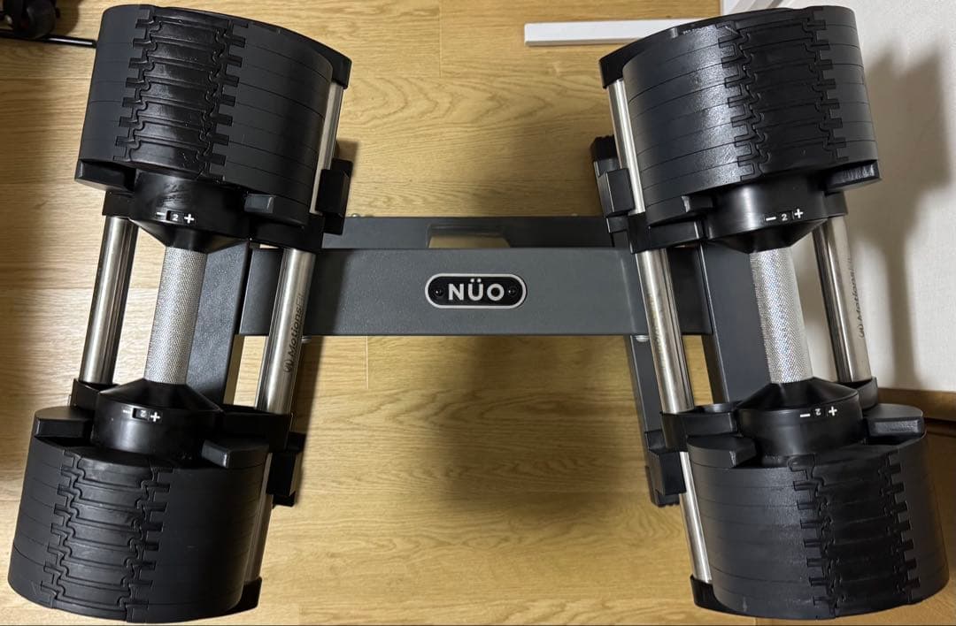 セット3/3フレックスベル可変式ダンベル32kg×2個 2kg刻み&専用スタンド