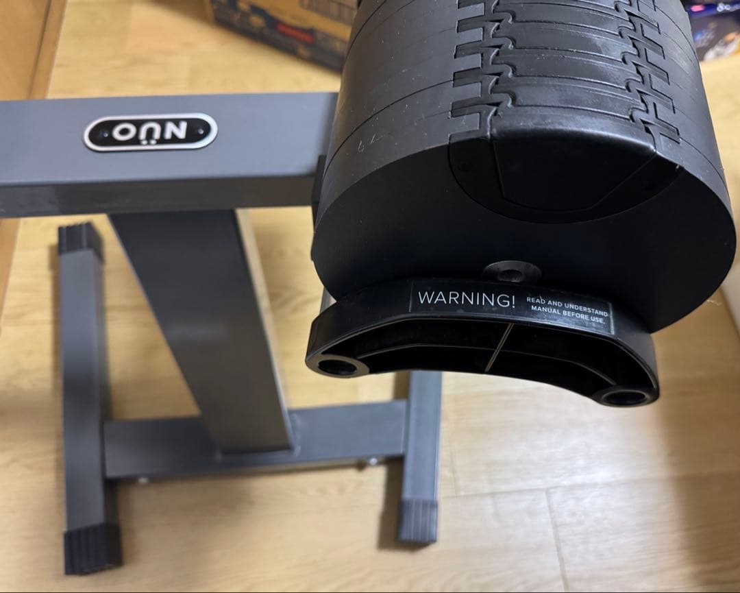 セット3/3フレックスベル可変式ダンベル32kg×2個 2kg刻み&専用スタンド