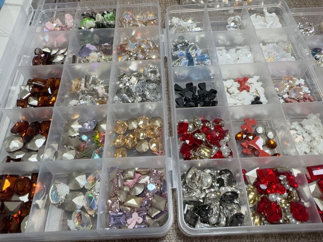 ネイルパーツ 約100個セット 多色