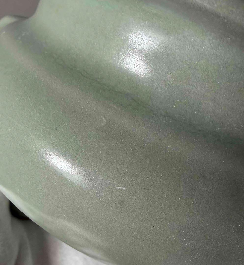 中国 青磁三つ足炉　f2251126