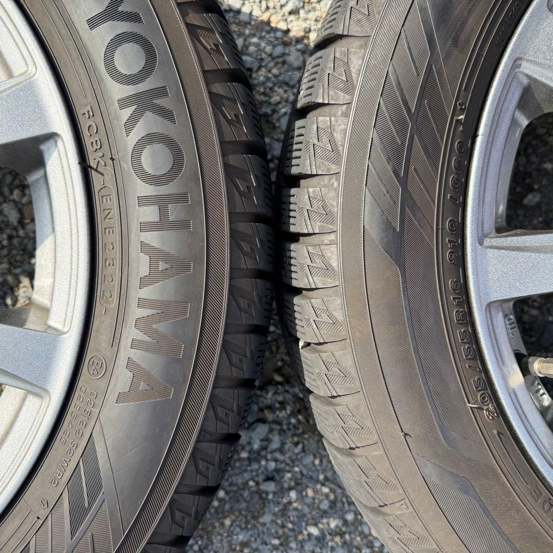 16インチ 溝多傷少205/55r16 2022年 スタッドレス ノアカローラ等