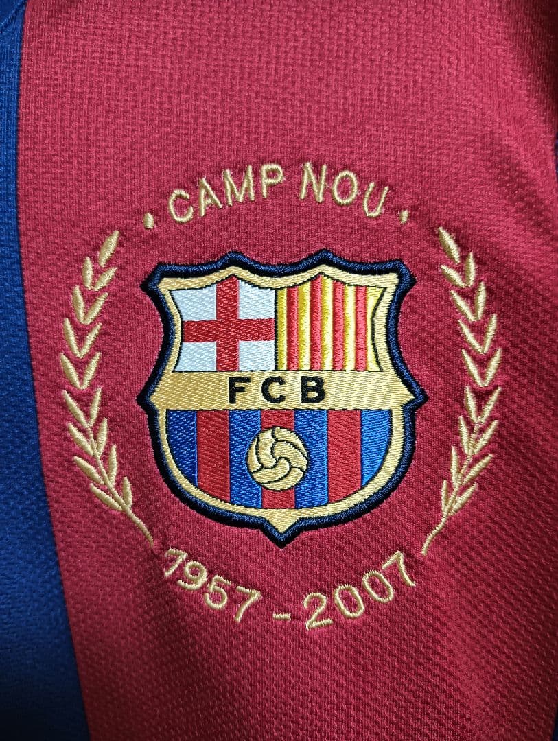 ナイキ バルセロナ メッシ #19 カンプ・ノウ 50周年 長袖ユニフォーム S