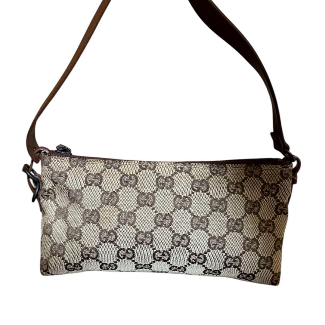 美品✨グッチ GGキャンバス アクセサリーポーチ ハンドバッグ 103399