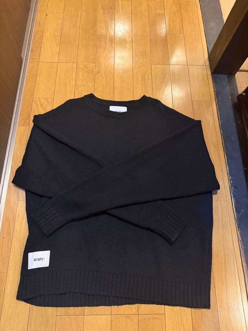 WTAPS ブラック ニットセーター