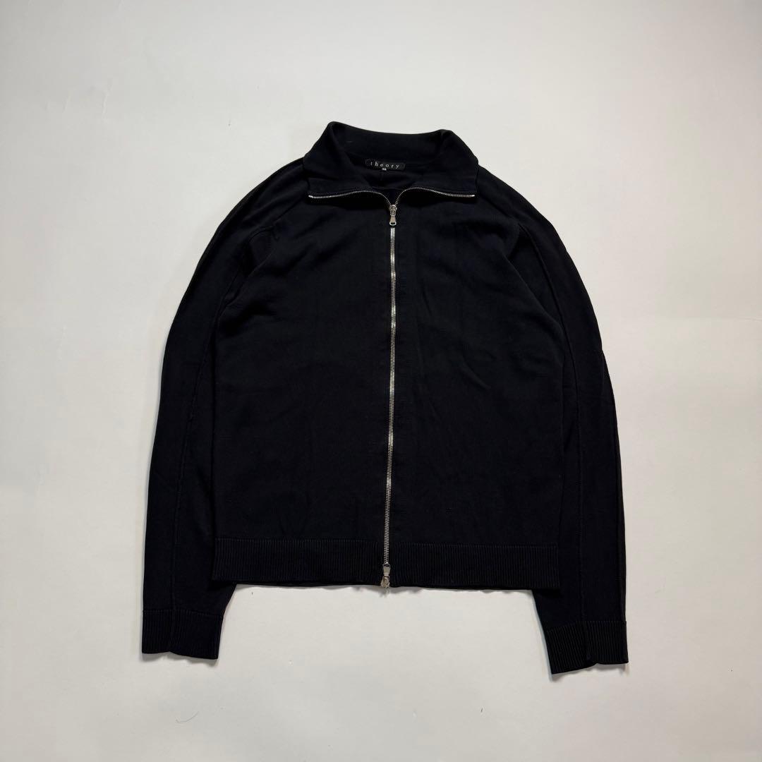 00s Theory double zip d’s knit