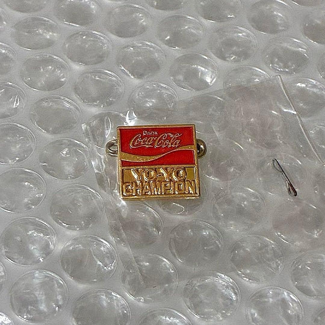 昭和 当時物 コカコーラ Coca-Cola ヨーヨーチャンピオン ピンバッジ