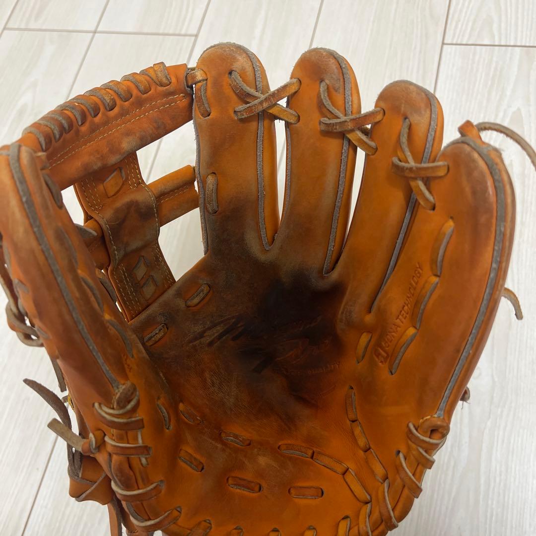 ミズノプロ 硬式グローブ ブラウン