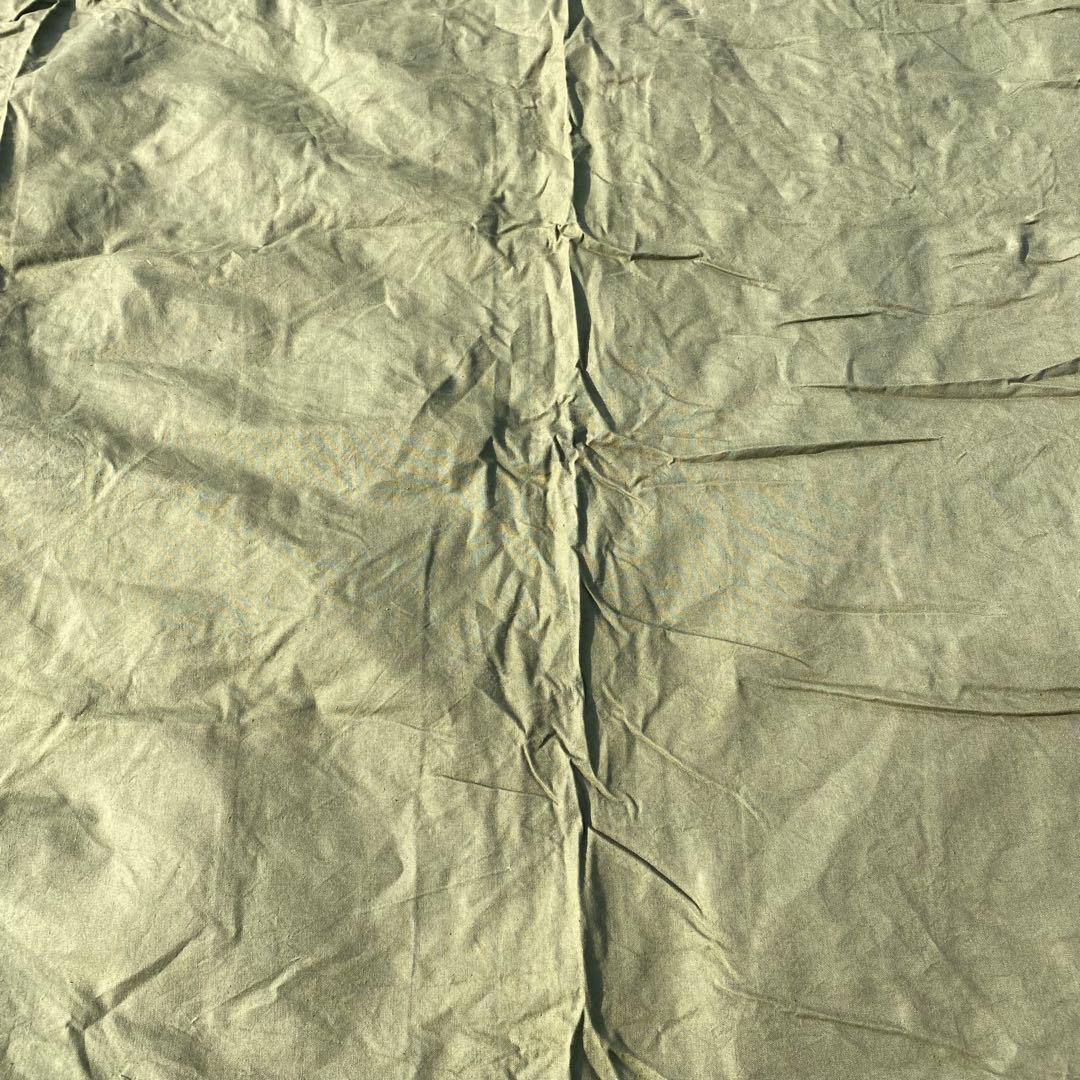 か*ん様 USパップテント④　アメリカ軍　軍幕　 ハーフシェルター２枚　ポール・