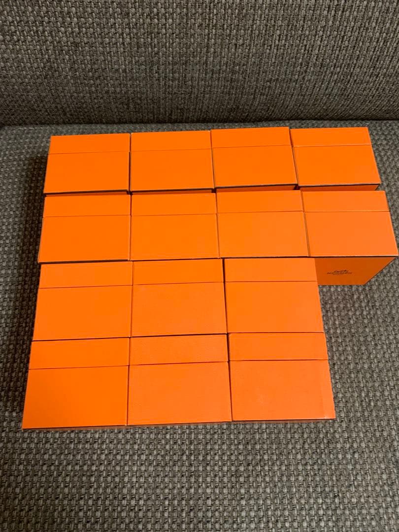 正規品　美品エルメス　アクセサリーリングなど入れ　空箱ケース　14個セット