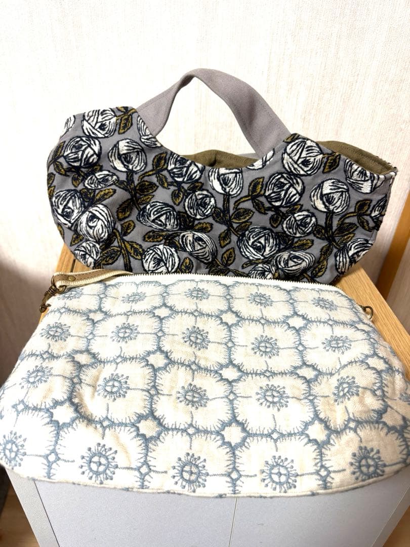 ミナペルホネン ハンドメイドバッグ２個セット