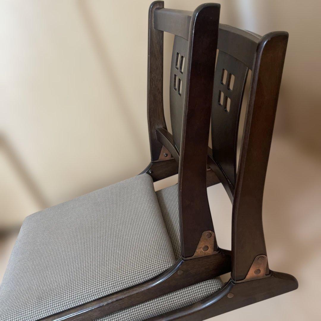 #798 光製作所　HIKARI 座椅子　折りたたみ　和室　4台セット