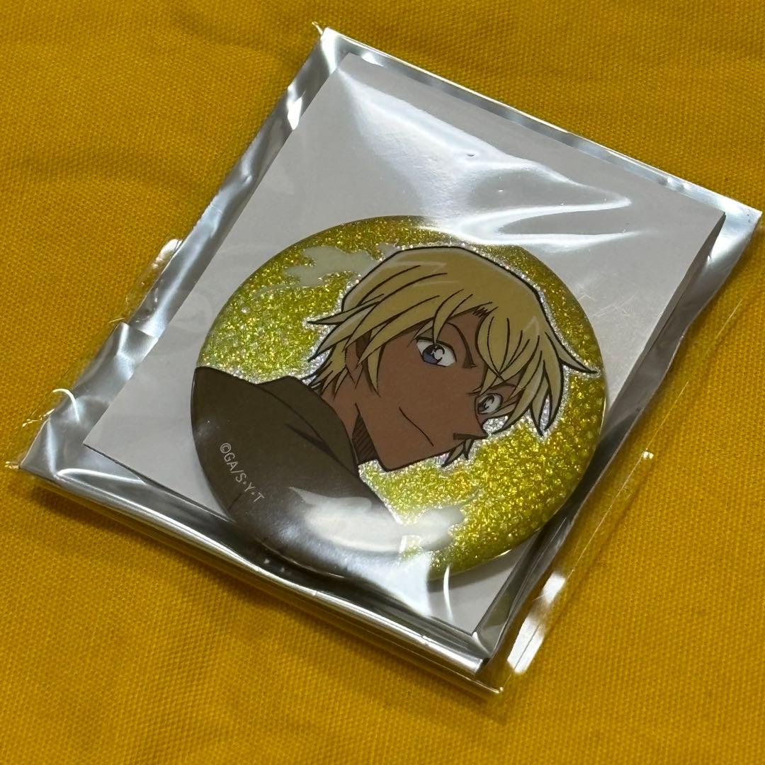 コナン　缶バッジ　グリッター　希少　レア　限定　安室透