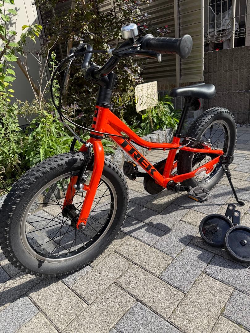 トレック　プレキャリバー 16インチ キッズバイク オレンジ 子供用自転車