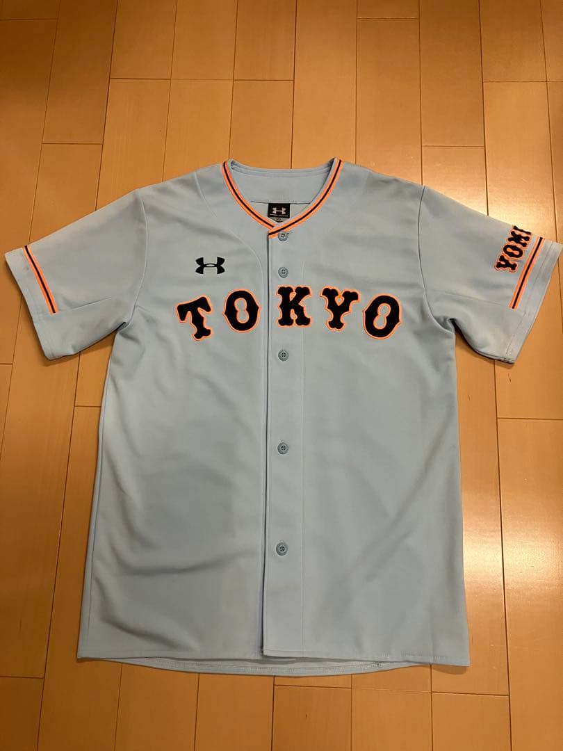 高橋由伸　水色　ブルー　ユニフォーム　読売ジャイアンツ　読売巨人軍