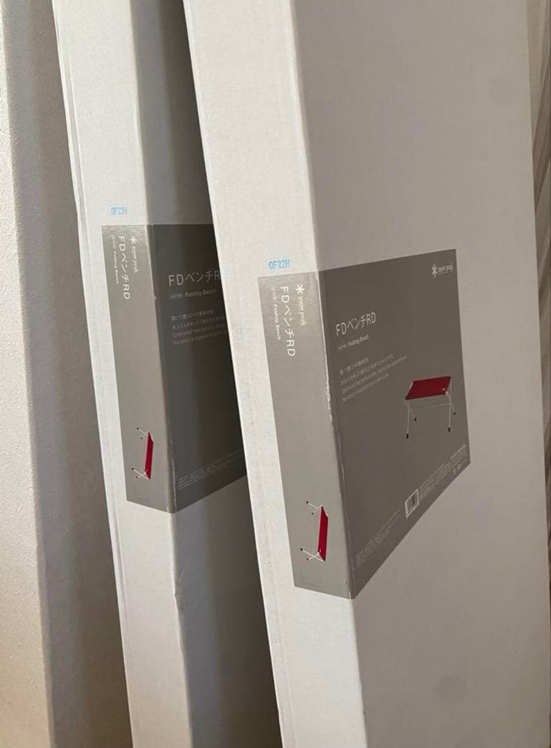 【新品未開封品】peak FD ベンチ　RD 1脚