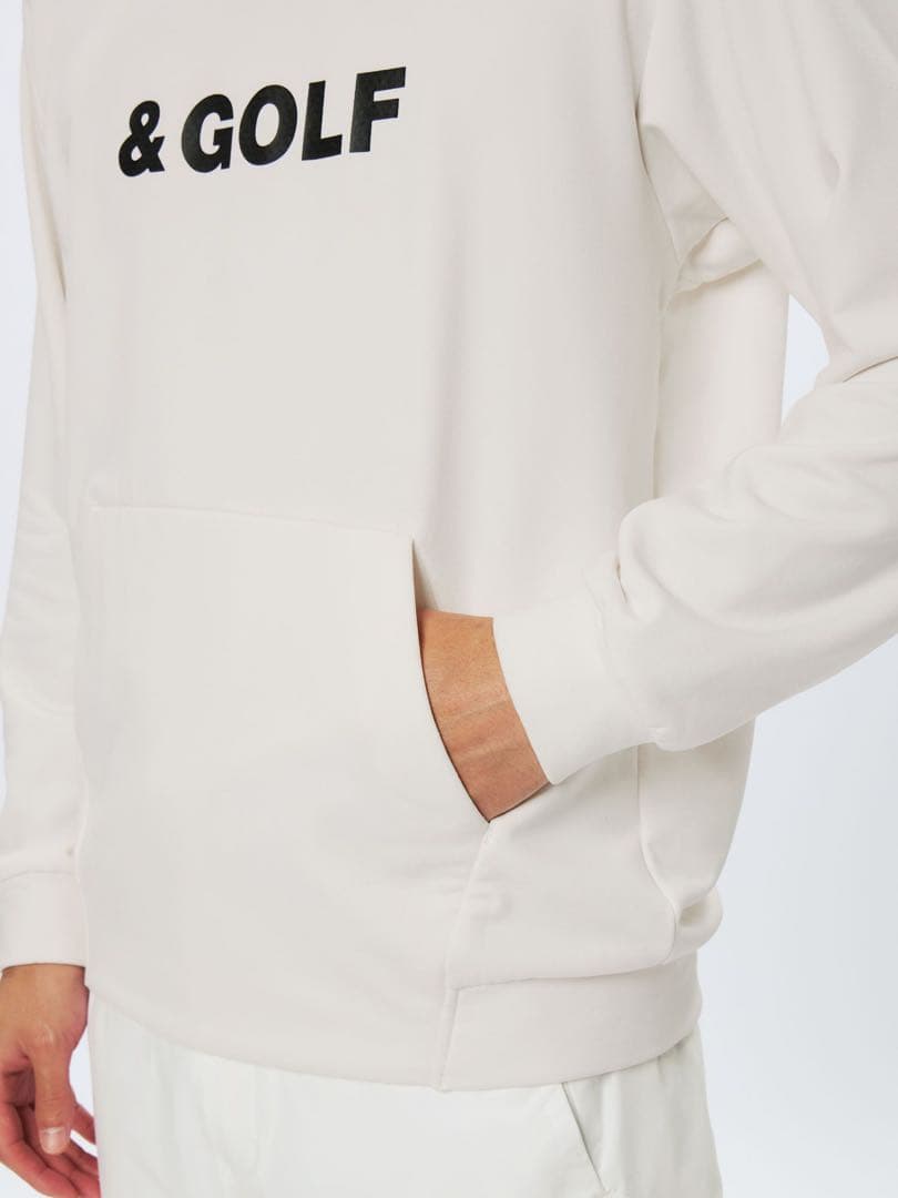 and per se & GOLF バックグリッドフリース プルパーカ Lサイズ