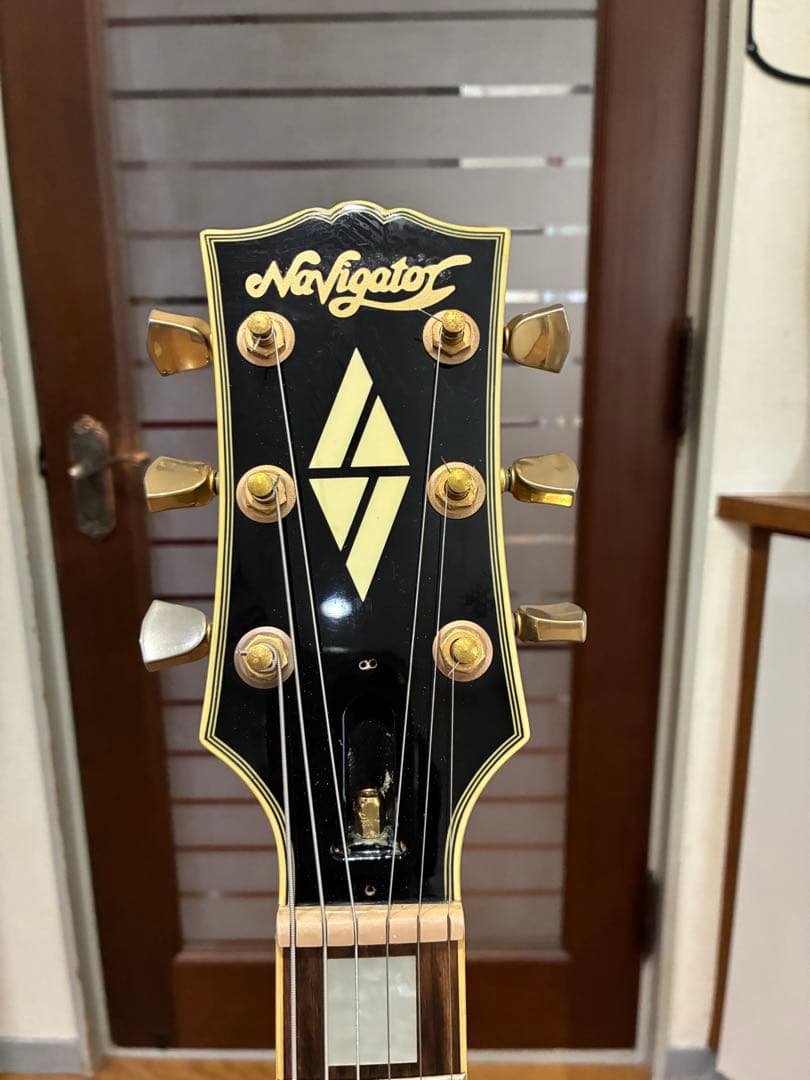 レスポール　横山健　ブラック　ナビゲーター　Navigator