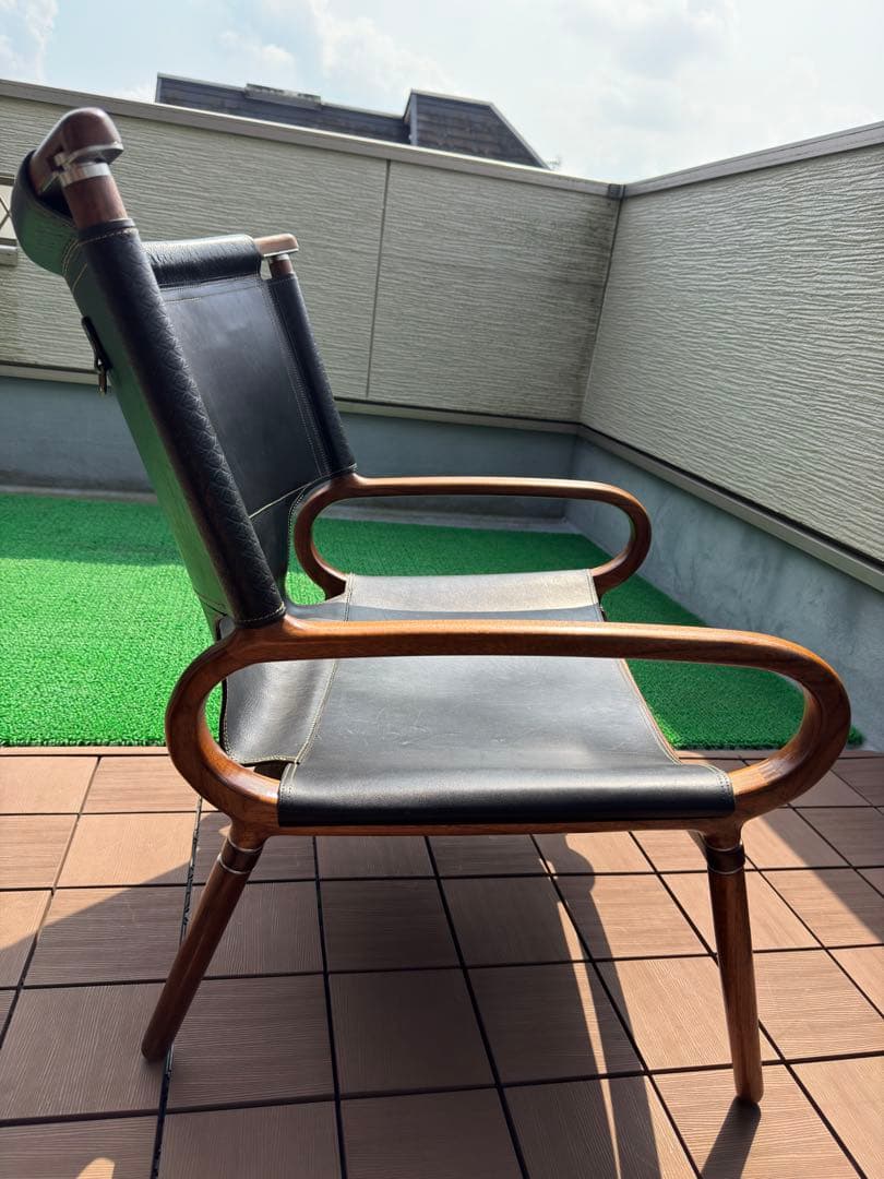 【本革仕様】ikikiグランドチェア　ウォルナット