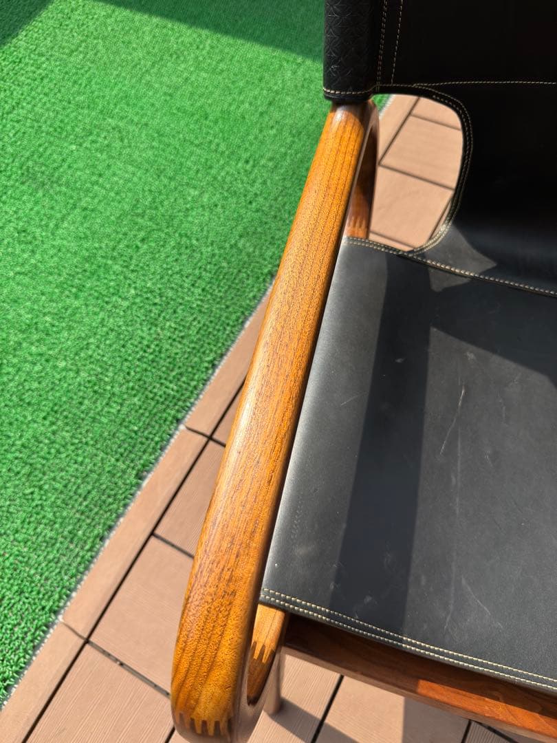 【本革仕様】ikikiグランドチェア　ウォルナット