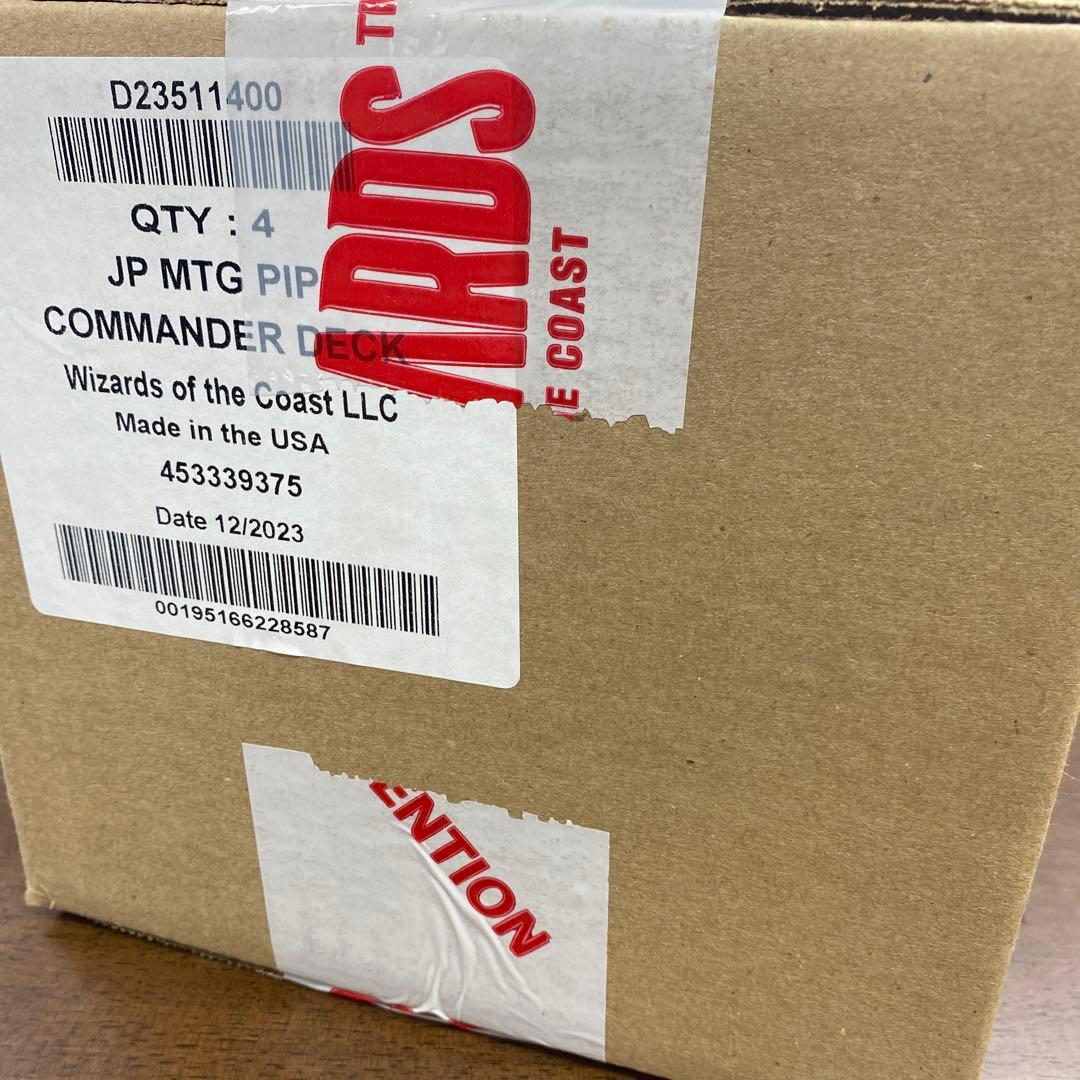 MTG 統率者デッキ Fallout フォールアウト 日本語版 4種セット