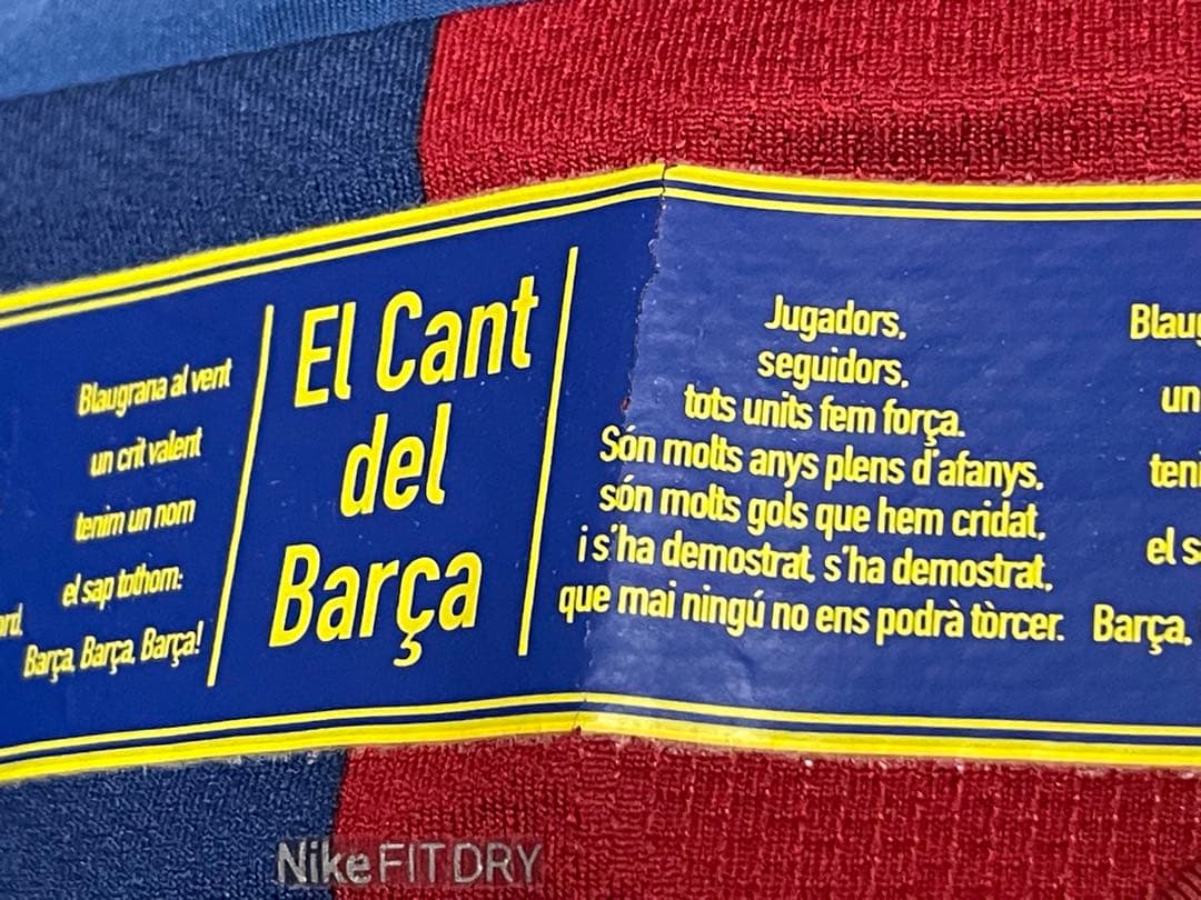 【正規品】バルセロナ　08/09 ホームレプリカ長袖