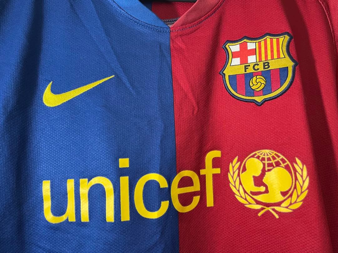【正規品】バルセロナ　08/09 ホームレプリカ長袖