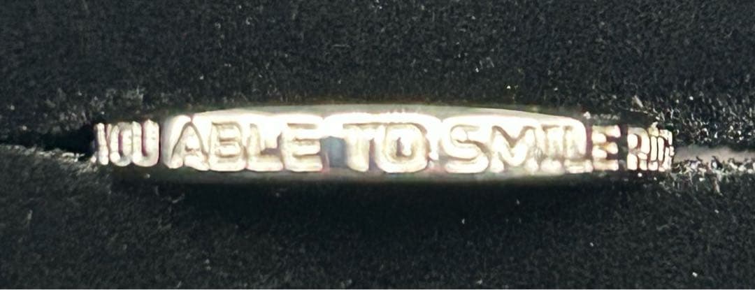 僕のヒーローアカデミア メッセージリング 爆豪勝己 シルバー 指輪 2種