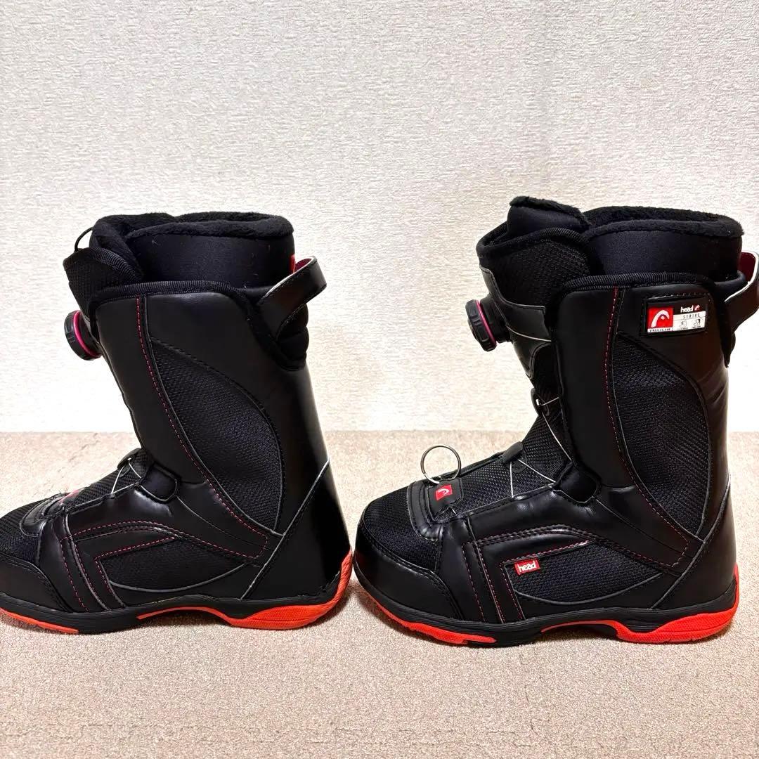 ヘッド　HEADスノーボードブーツ BOA 23cm ボア スノボ 黒