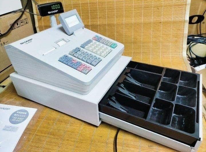 シャープレジスター　XE-A407　PC連携売上管理　上位機種　060100