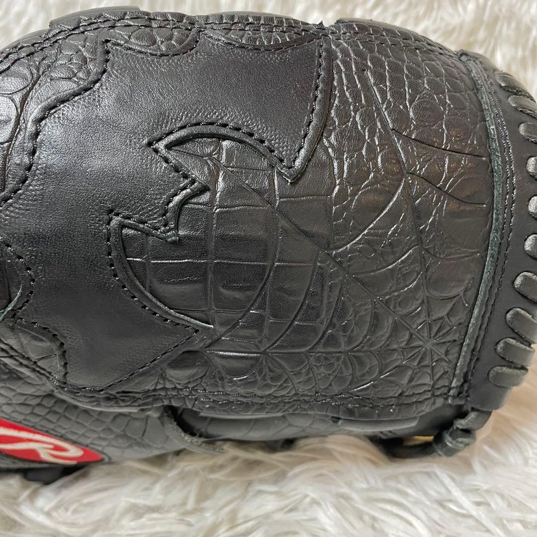 【極美品】ローリングス 軟式 投手用グローブ 本革GR3HBLA15FB
