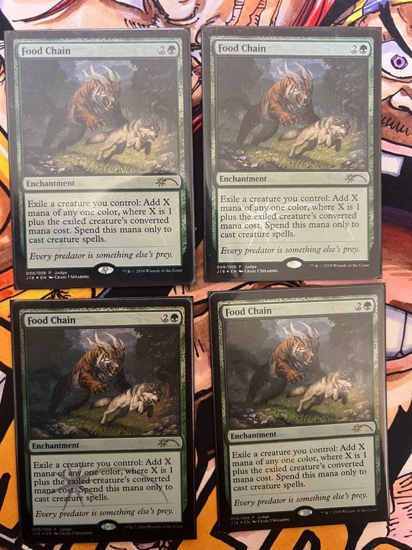 MTG【Foil】《食物連鎖/Food Chain》 (ジャッジ褒賞) 4枚
