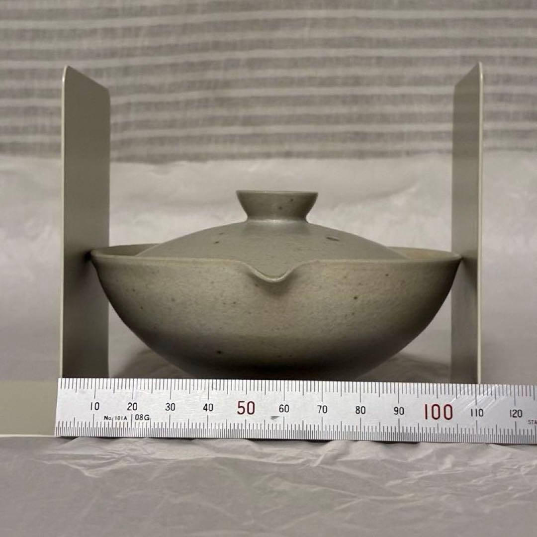 齋藤有希子 白釉 煎茶碗 絞り出し急須 湯冷し セット