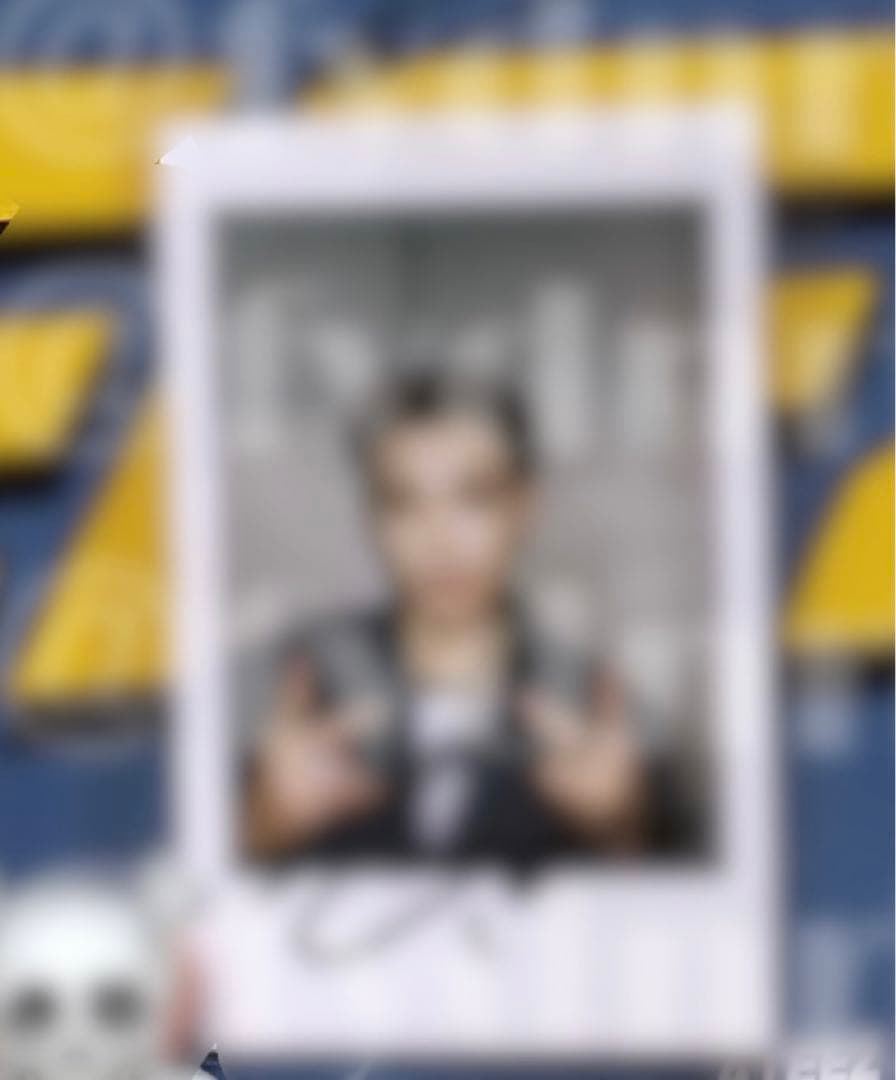 ateez beat ax FCブース　ホンジュン　サイン入り　ポラロイド