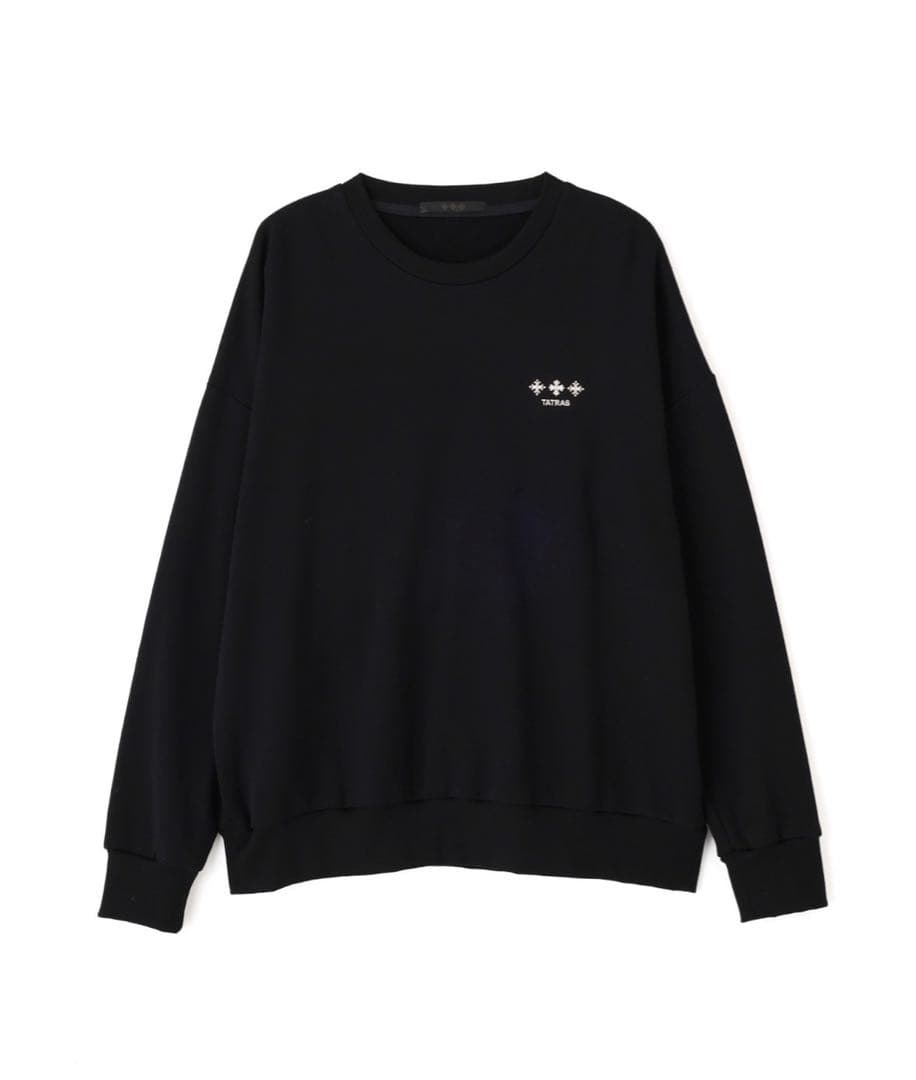 TATRAS ブラック スウェット トレーナー