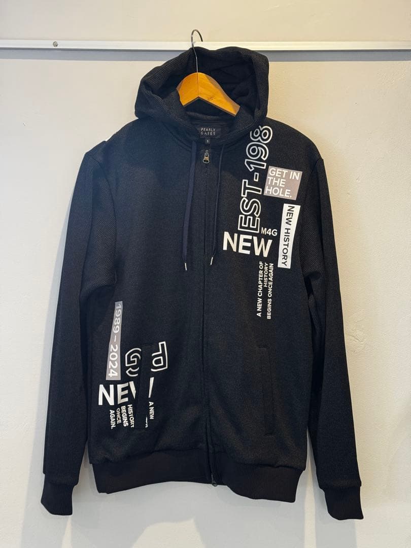 PEARLY GATES セーターメランジフリースフルジップフーディ