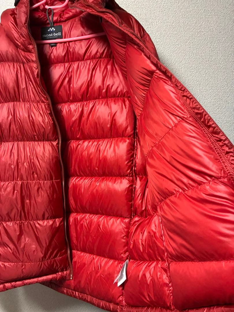 モンベル mont bell アルパイン ダウンパーカー レッド L 廃盤