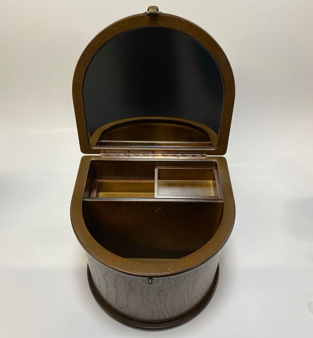 インテルナ南條　鏡台　パリの雑貨屋　木製　レース　メイクボックス　化粧台　1点