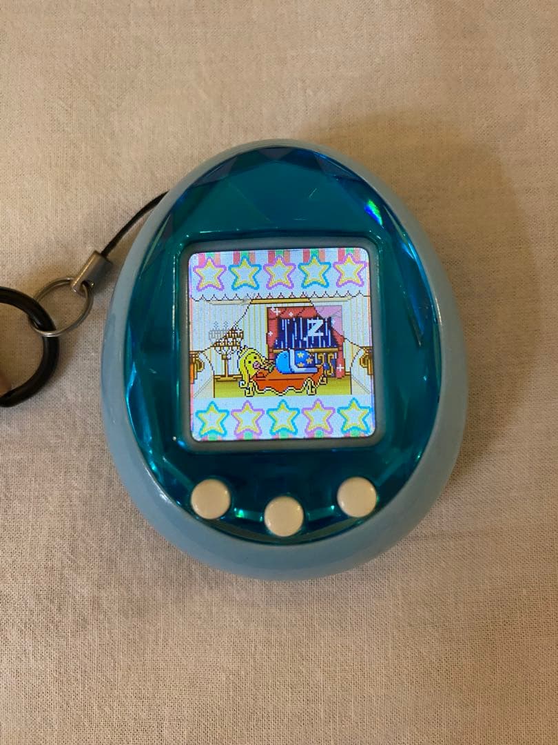 たまごっち Tamagotchi iD ブルー 本体　ストラップ 新品電池 付属