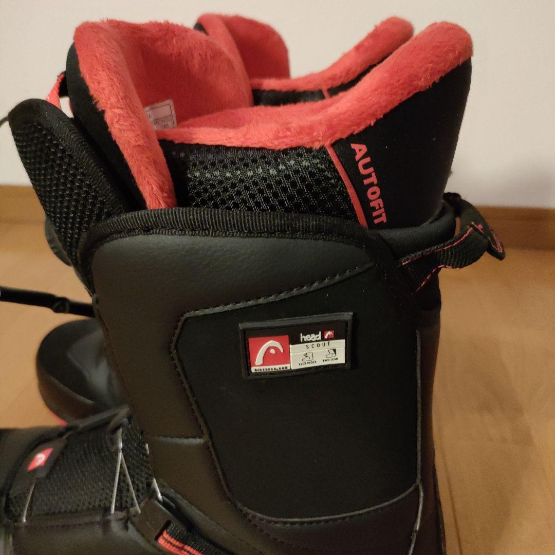 HEAD SCOUT BOA スノーボードブーツ 28.5cm ブラック/レッド