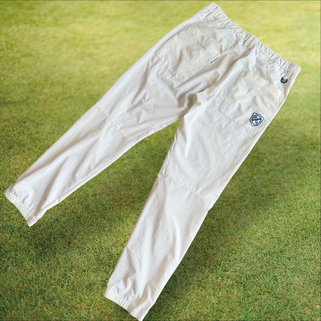 パーリーゲイツ　ジョガーパンツ　L〜XL相当 白　ホワイト　美品　5 パンツ
