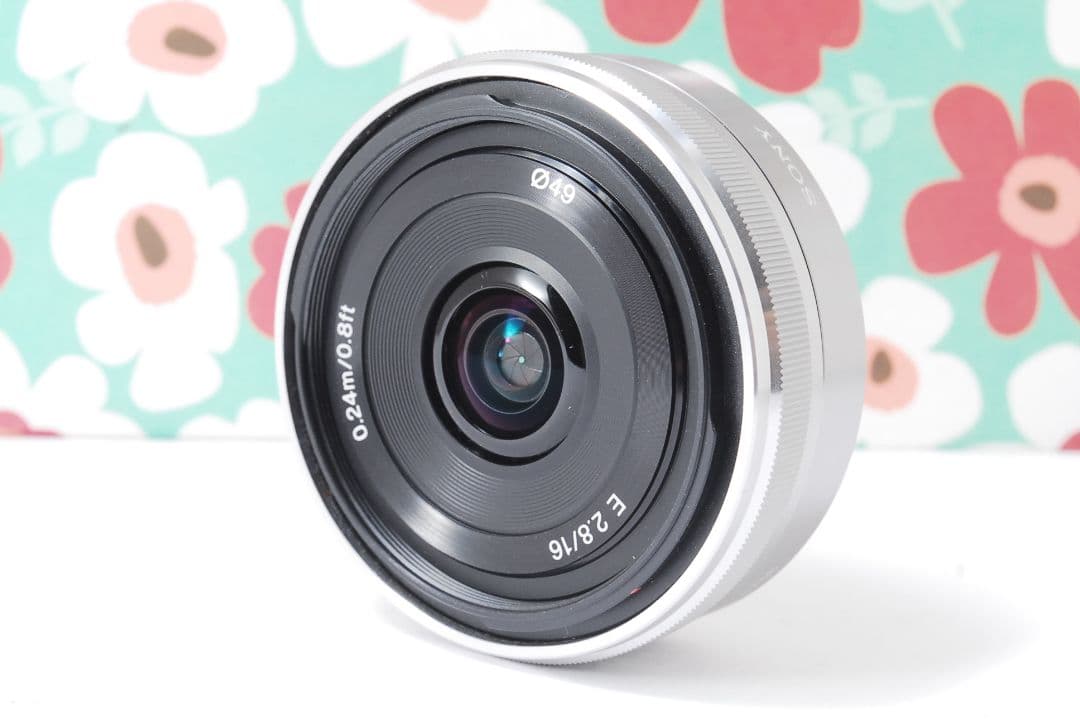 ❤SONY 単焦点 SEL16F28❤パンケーキレンズ Eマウント❤大人気❤